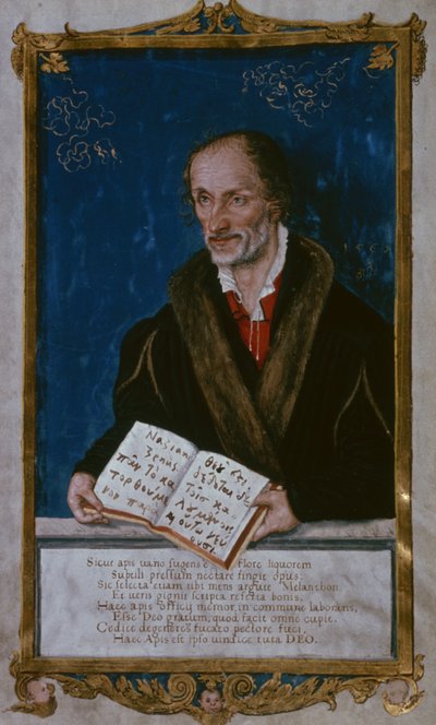 Portrait of Philipp Melanchthon by Lucas Cranach the Younger